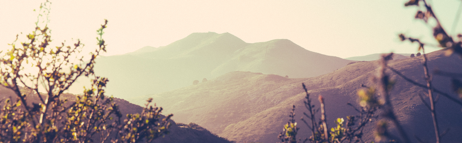 Mountain in soft scape